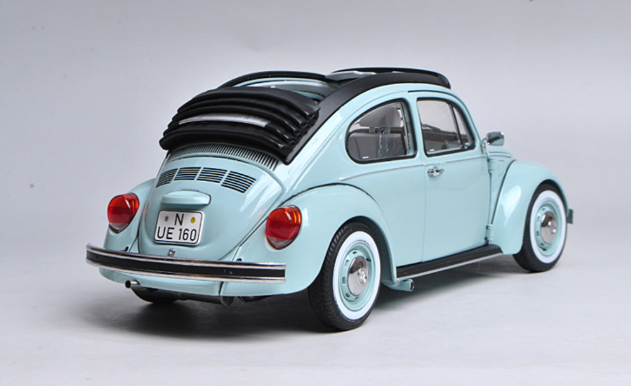 1/18 Schuco Volkswagen VW Beetle 1600 Convertible Diecast Car Model