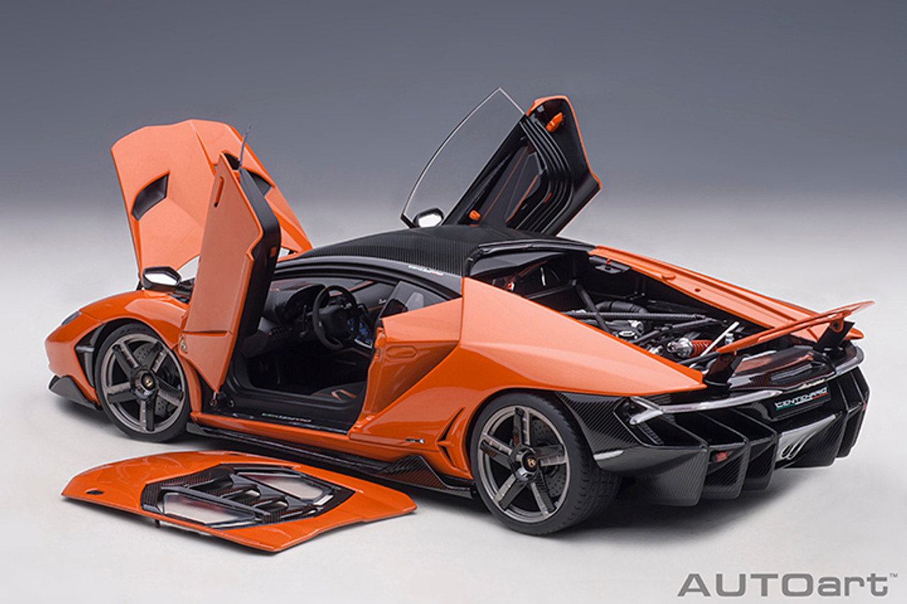 【美品】AUTOart LAMBORGHINI CENTENARIO 1/18 1/18 AUTOart Lamborghini Centenario (Arancio Argos Pearl