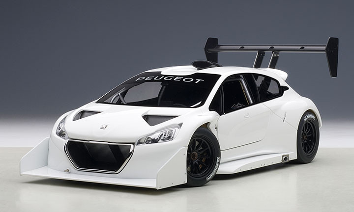 オートアート AUTOart 1/18 プジョー 208 T16 ホワイト 1/18 AUTOart 2013 Peugeot 208 T16 Pikes Peak Race Car Plain Color