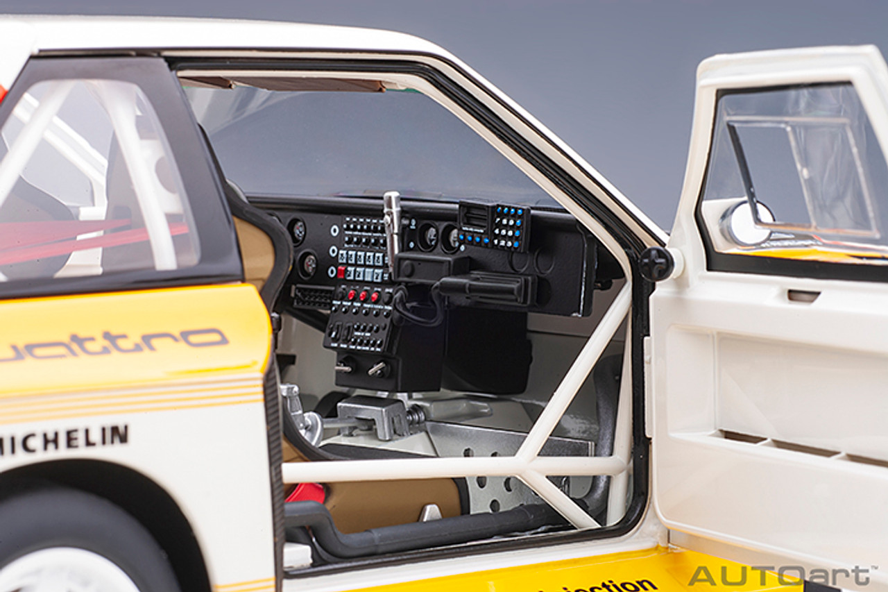 1/18 AUTOart Audi Quattro S1 RALLY SAN REMO 1985 WINNER W. RöHRL/C. GEISTDöRFER #5 Diecast Car Model