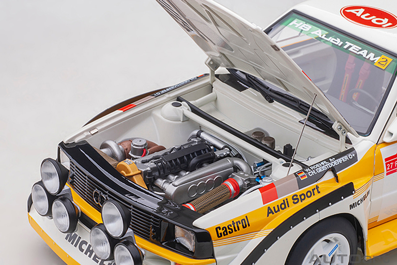 ミニカー AUTOart Audi sport Quattro 1988 1/18 1/18 Audi Quattro S1 #5 Winner Rally San Remo 1985 Model Car