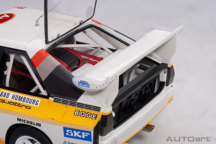 1/18 AUTOart Audi Quattro S1 RALLY MONTE CARLO 1986 H.MIKKOLA/A