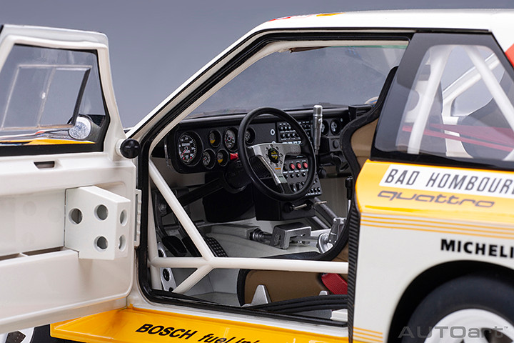 1/18 AUTOart Audi Quattro S1 RALLY MONTE CARLO 1986 H.MIKKOLA/A
