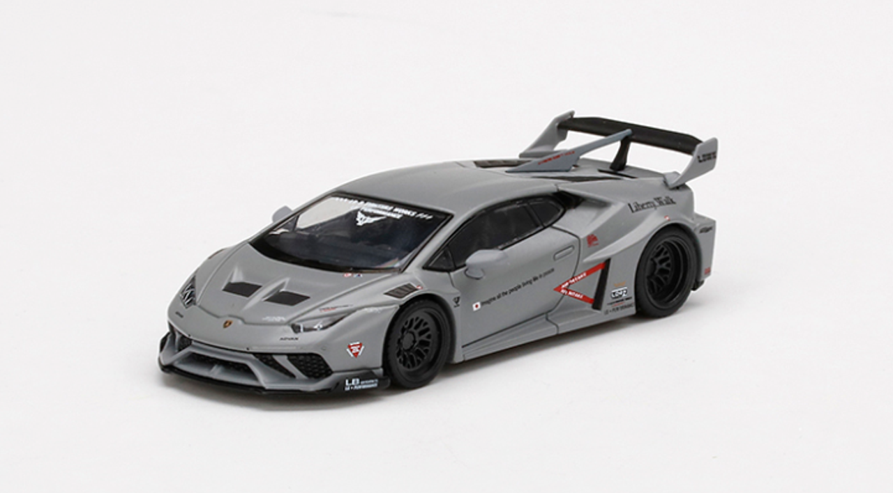 1/64 Mini GT Lamborghini Huracan "Fighters Works" LB WORKS (Matte Gray) Limited Edition Diecast Car Model