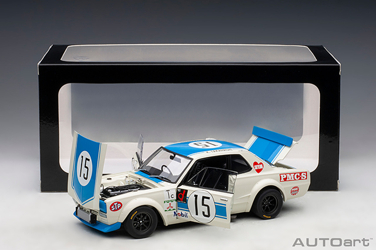 1/18 AUTOart 1972 Nissan Skyline GTR GT-R (KPGC10) Racing K