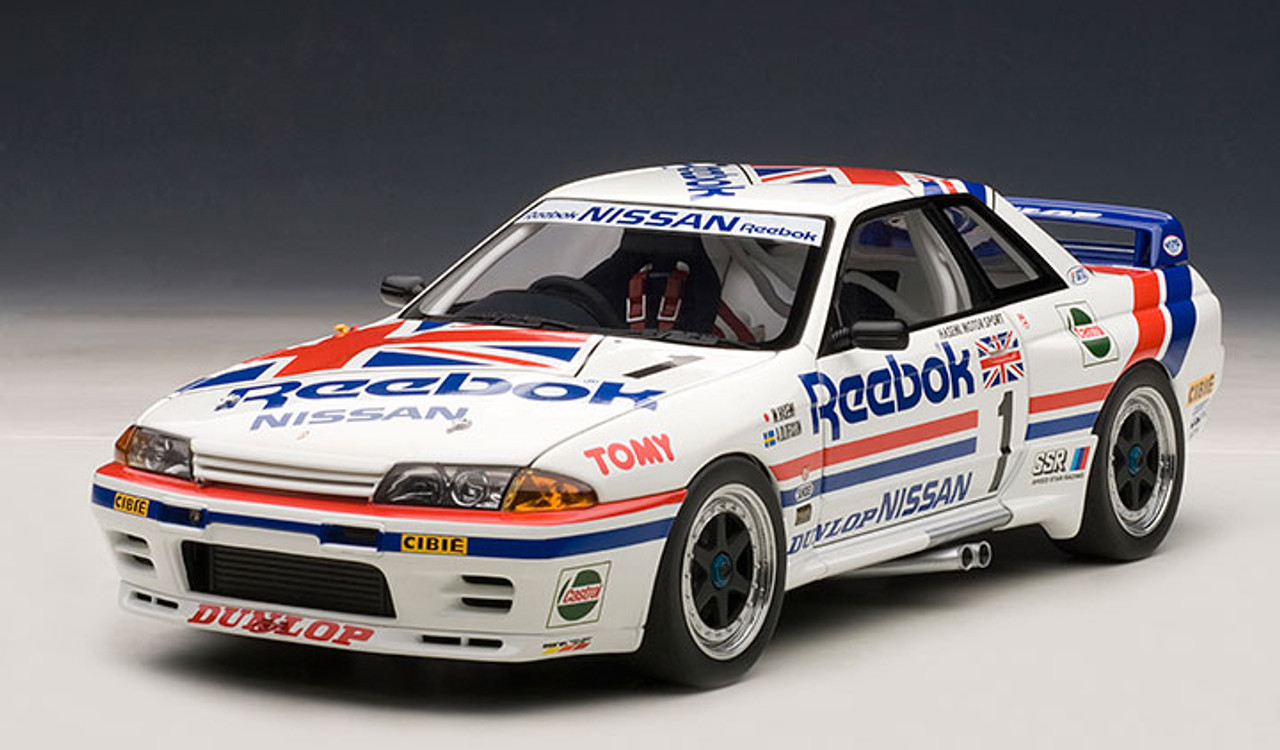 1/18 AUTOart Nissan Skyline GT-R GTR R32 GROUP A 1990 REEBOK #1