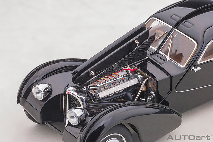 1/43 AUTOart 1938 Bugatti 57SC 57 SC Atlantic (Black with Disc