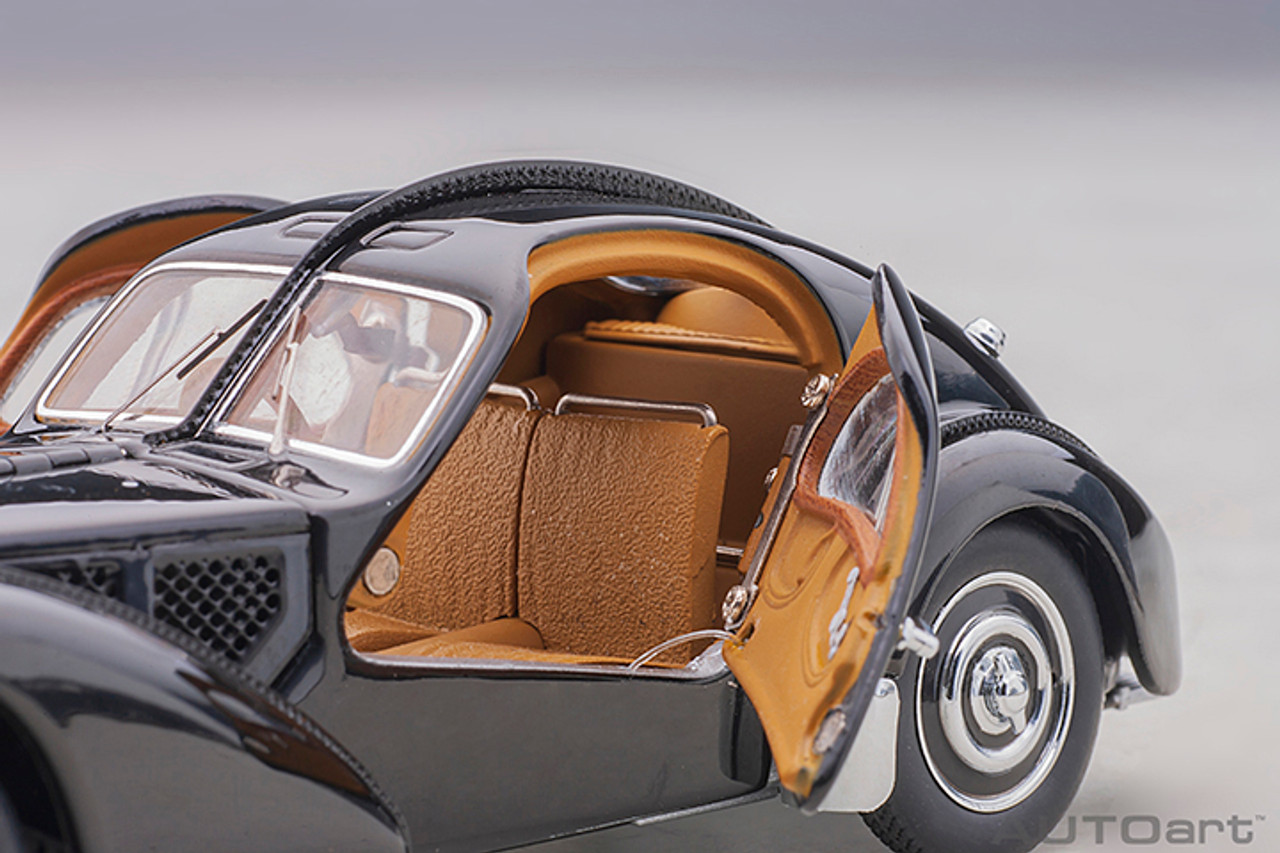 1/43 AUTOart 1938 Bugatti 57SC 57 SC Atlantic (Black with Disc Wheels) Car  Model