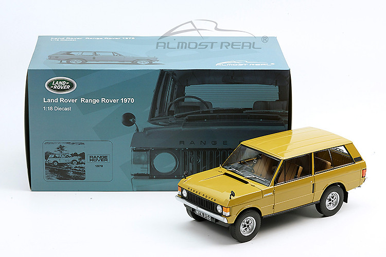 Almost Real 1/43 レンジローバー 限定504台 1/18 Almost Real 1970 Land Rover Range Rover (Yellow) Diecast Car