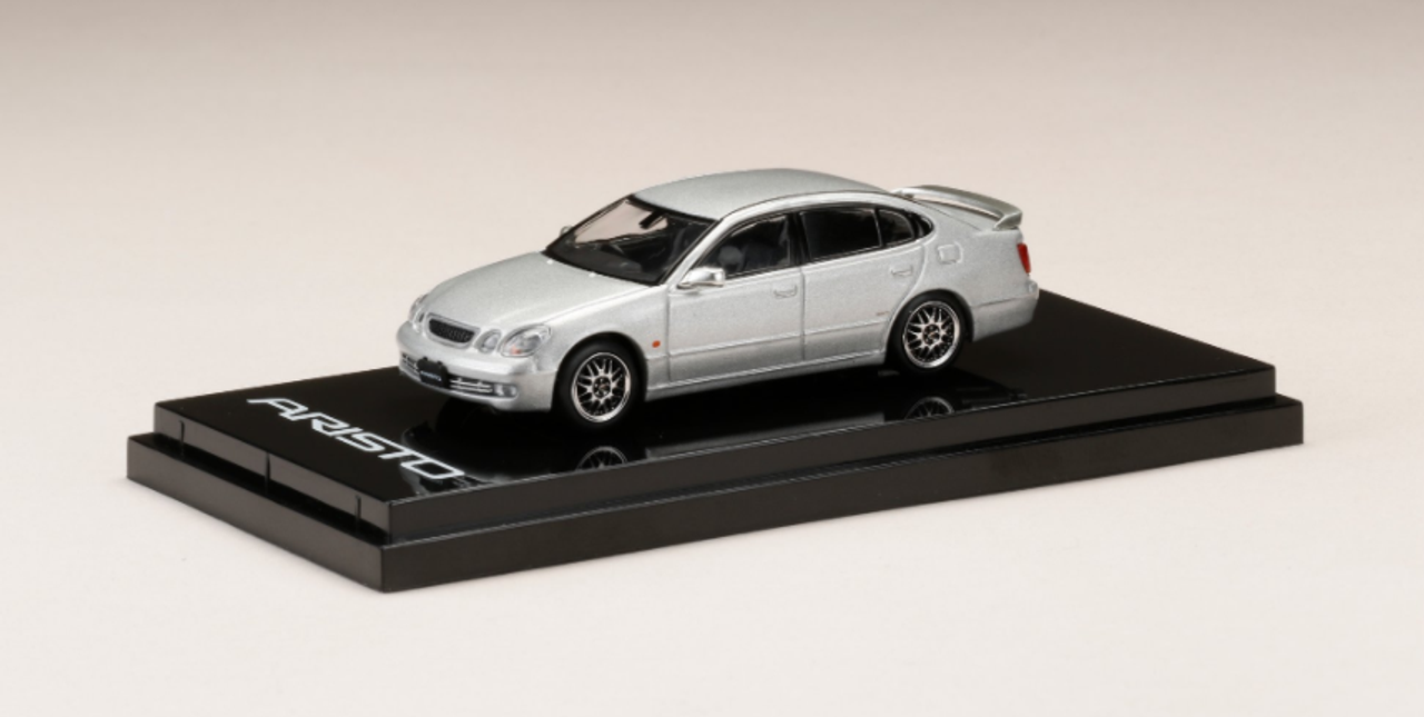 1/64 Hobby Japan Toyota ARISTO V300 VERTEX EDITION Customized Version Silver Metallic