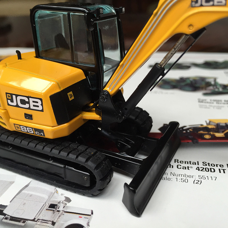 1/50 NZG JCB 86C-1 Compact Excavators - LIVECARMODEL.com