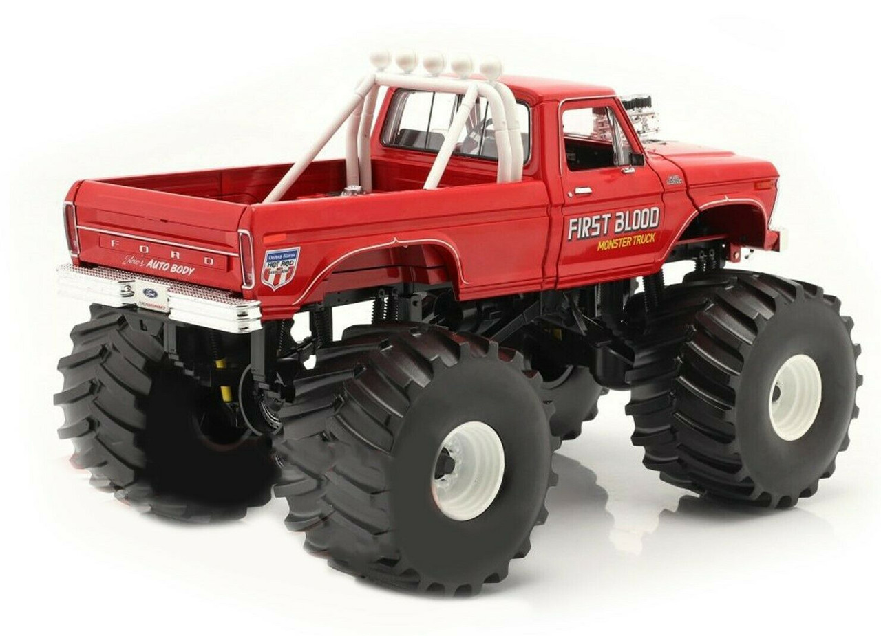 1/18 1978 Ford F-250 Monster Truck First Blood with 66 Inch Tires Diecast Car Model