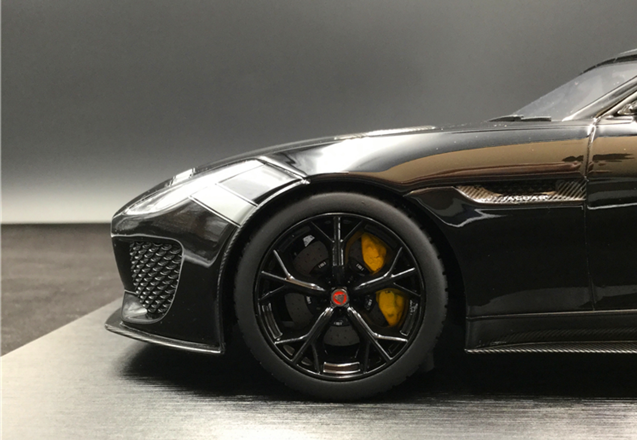  1/18 Top Speed Jaguar F-Type Project 7 (Black) Resin Car Model