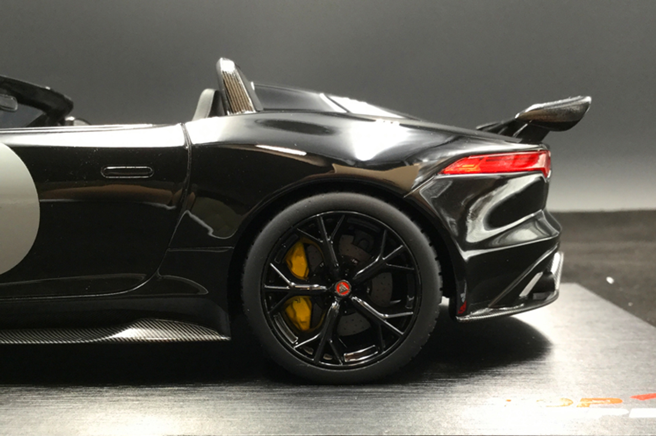  1/18 Top Speed Jaguar F-Type Project 7 (Black) Resin Car Model