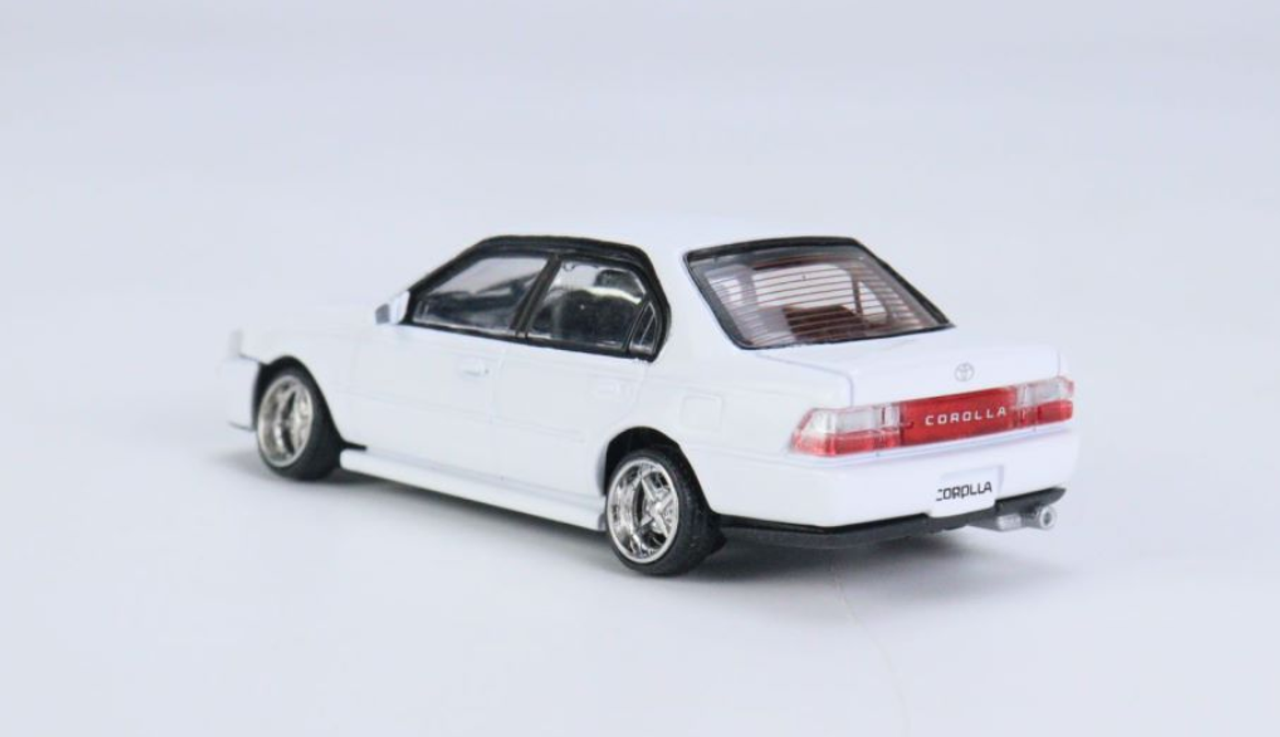  1/64 BM Creations Toyota 1996 Corolla AE100 White (LHD) 