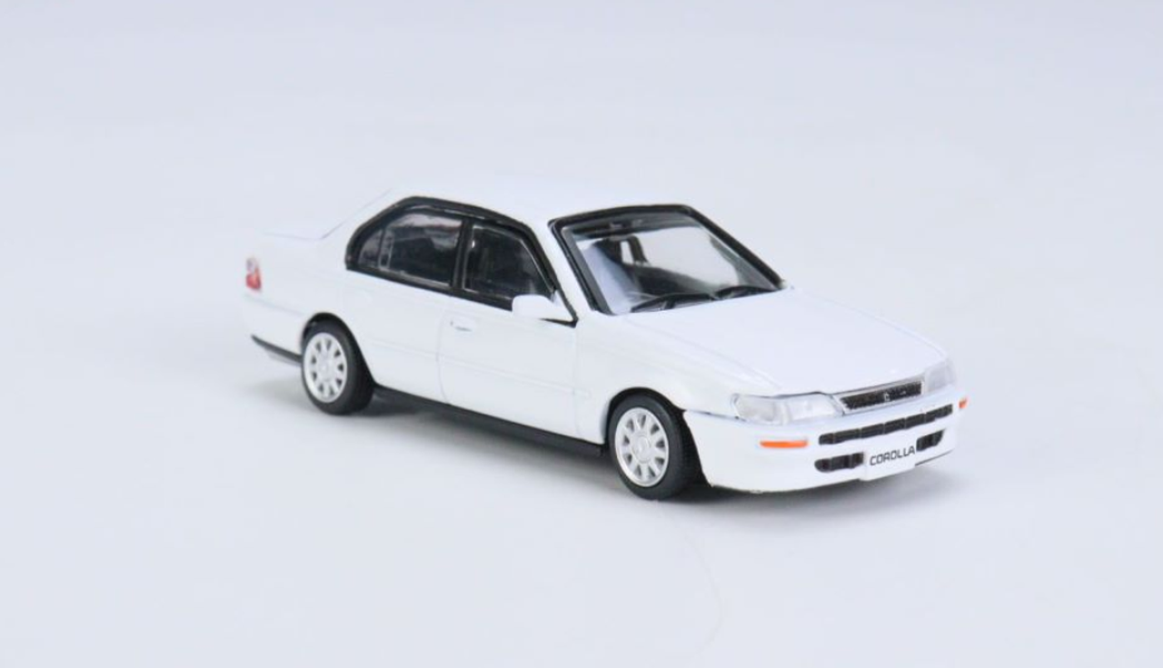  1/64 BM Creations Toyota 1996 Corolla AE100 White (RHD) 