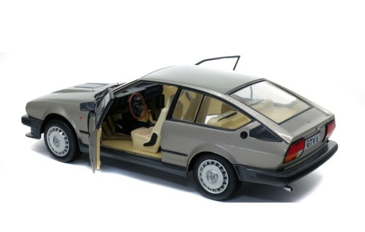  1/18 Solido 1984 Alfa Romeo GTV 6 (Silver) Diecast Car Model