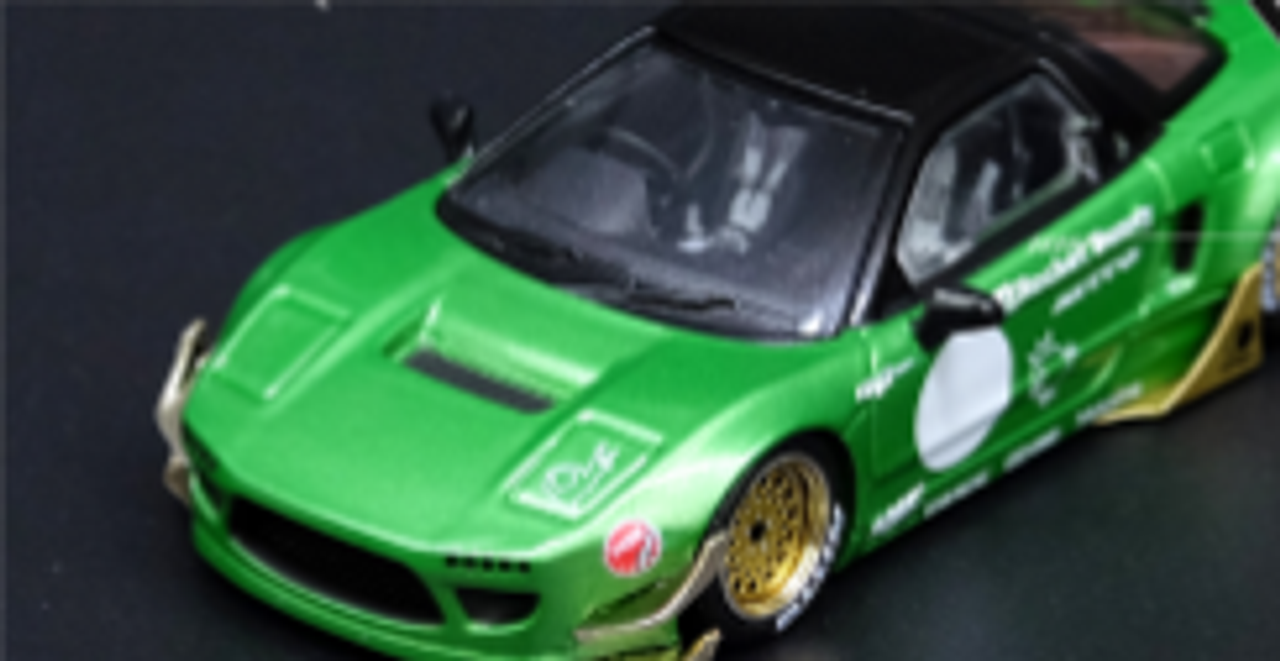 1/64 INNO 64 NSX NA1 PANDEM ROCKET BUNNY Green Metallic Diecast Car Model