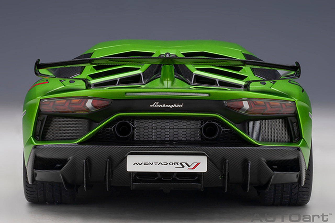 1/18 AUTOart Lamborghini Aventador SVJ (Verde Alceo Matte Green) Car Model