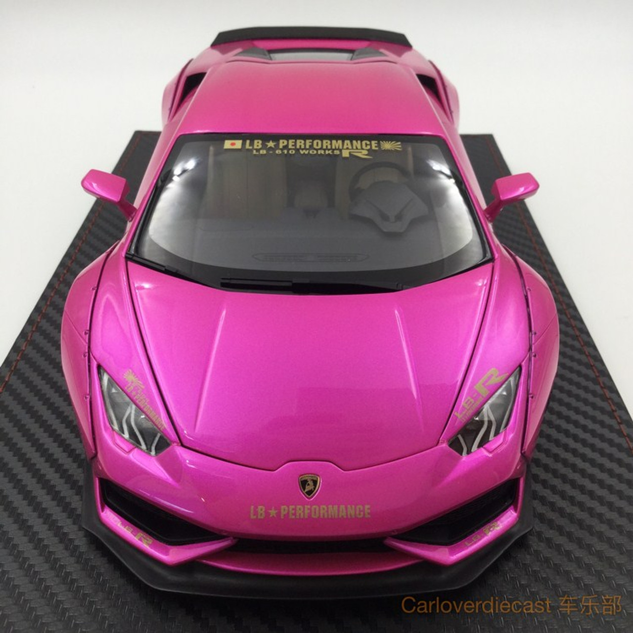 1/18 ACM Lamborghini Huracan LB-WORKS (Metallic Pink) Car