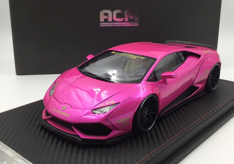 1/18 LB WORKS Lamborghini Huracan Metallic Yellow Autoart 79124