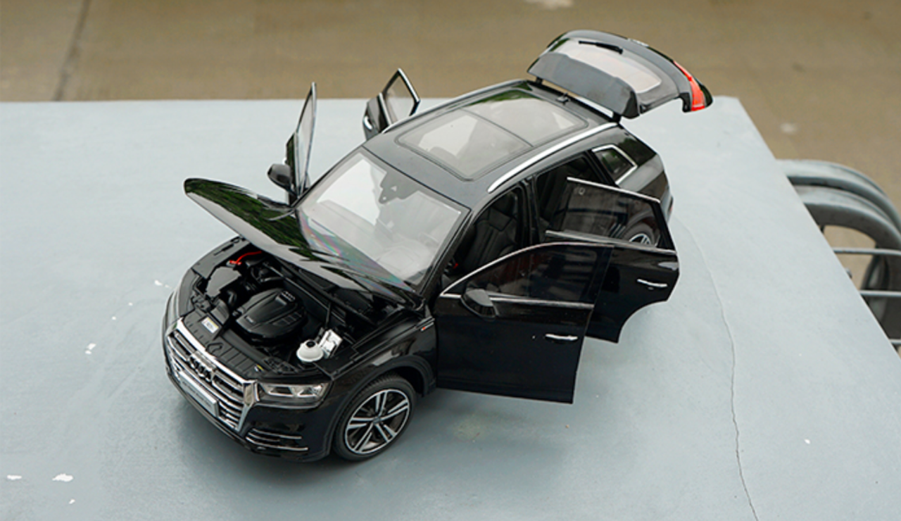 1/18 Dealer Edition Audi Q5 Q5L SQ5 2nd Generation (2018-Current) (Black) Diecast Car Model