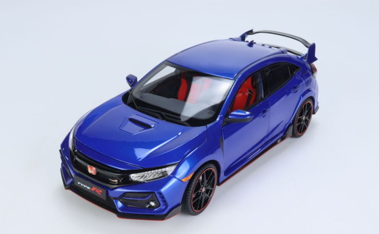 1/18 LCD 2020 Honda Civic Type-R Type R TypeR FK8 (Blue) Diecast Car Model