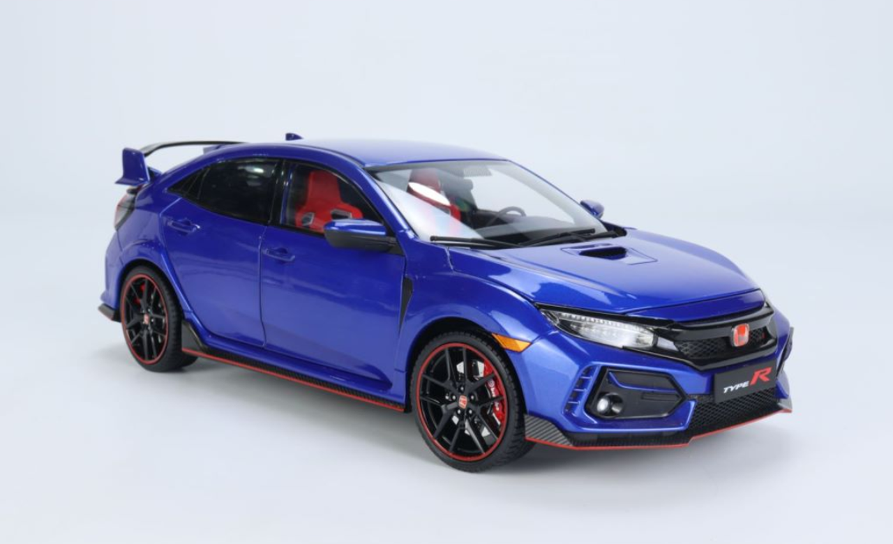 LCD 1/18 ホンダ シビック TYPE R FK8(2020)ミニカー 1/18 LCD 2020 Honda Civic Type-R Type R TypeR FK8 (Blue