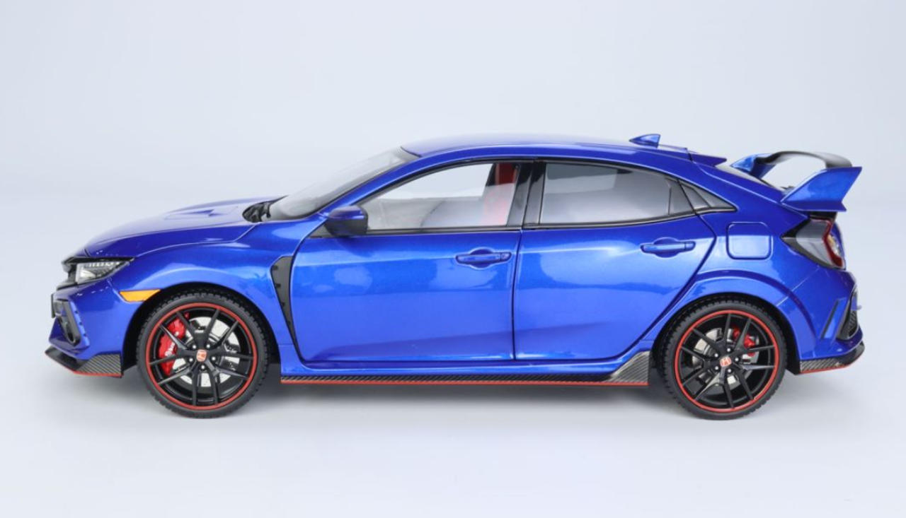 1/18 LCD 2020 Honda Civic Type-R Type R TypeR FK8 (Blue) Diecast Car Model