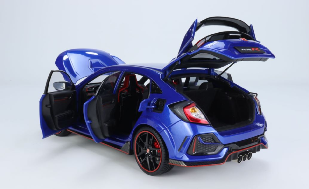 1/18 LCD 2020 Honda Civic Type-R Type R TypeR FK8 (Blue) Diecast Car Model