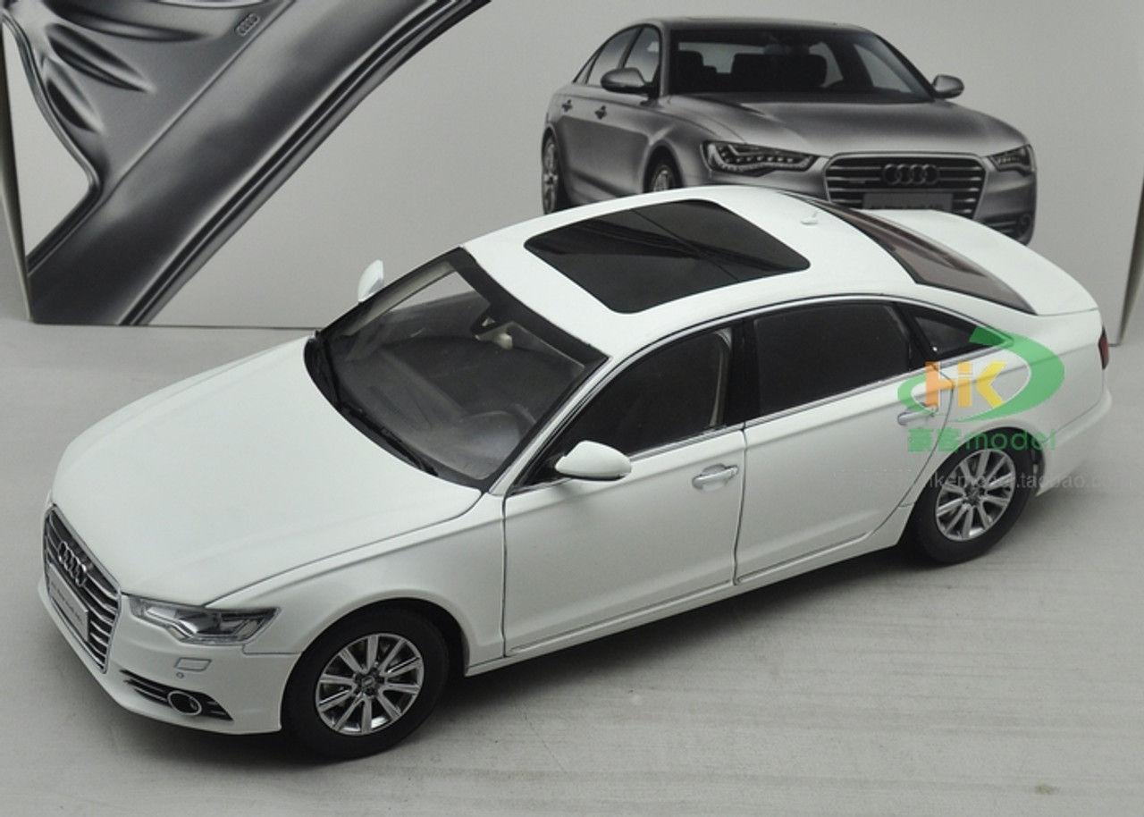 1/18 Dealer Edition Audi A6 A6L (White) Diecast Car Model