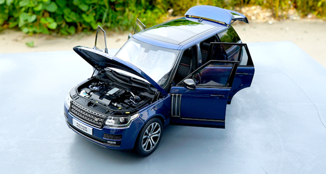 1/18 LCD 2018-2021 Land Rover Range Rover 4th Generation (Blue) Diecast Car Model