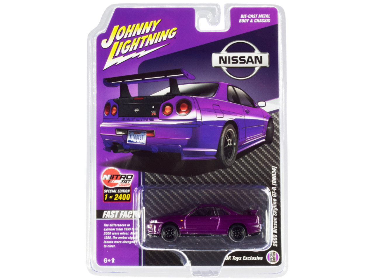 2000 Nissan Skyline GT-R (BNR34) Purple Metallic Limited Edition