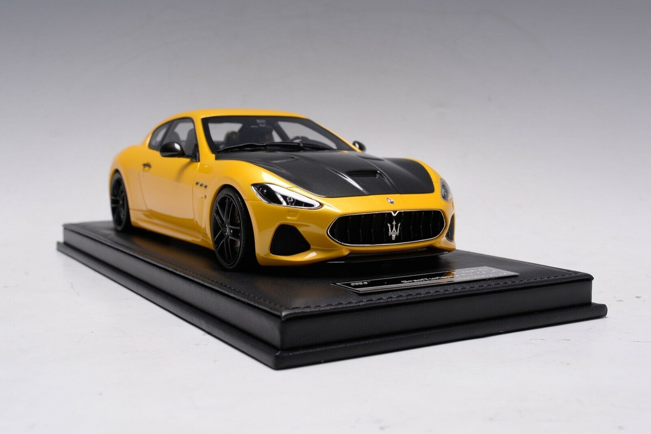 1/18 Motorhelix Maserati GT GranTurismo MC (Metallic Yellow) Resin Car  Model Limited 50 Pieces