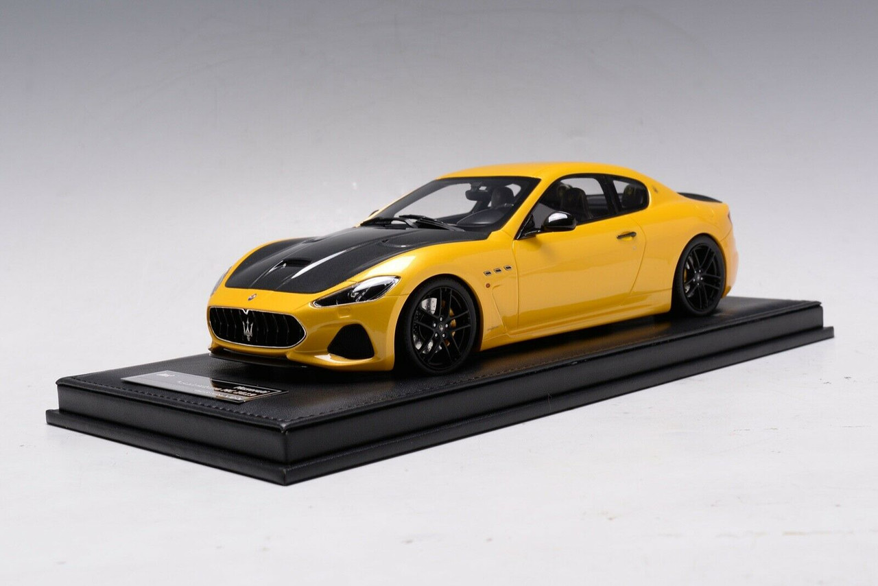 1/18 Motorhelix Maserati GT GranTurismo MC (Metallic Yellow) Resin Car Model Limited 50 Pieces