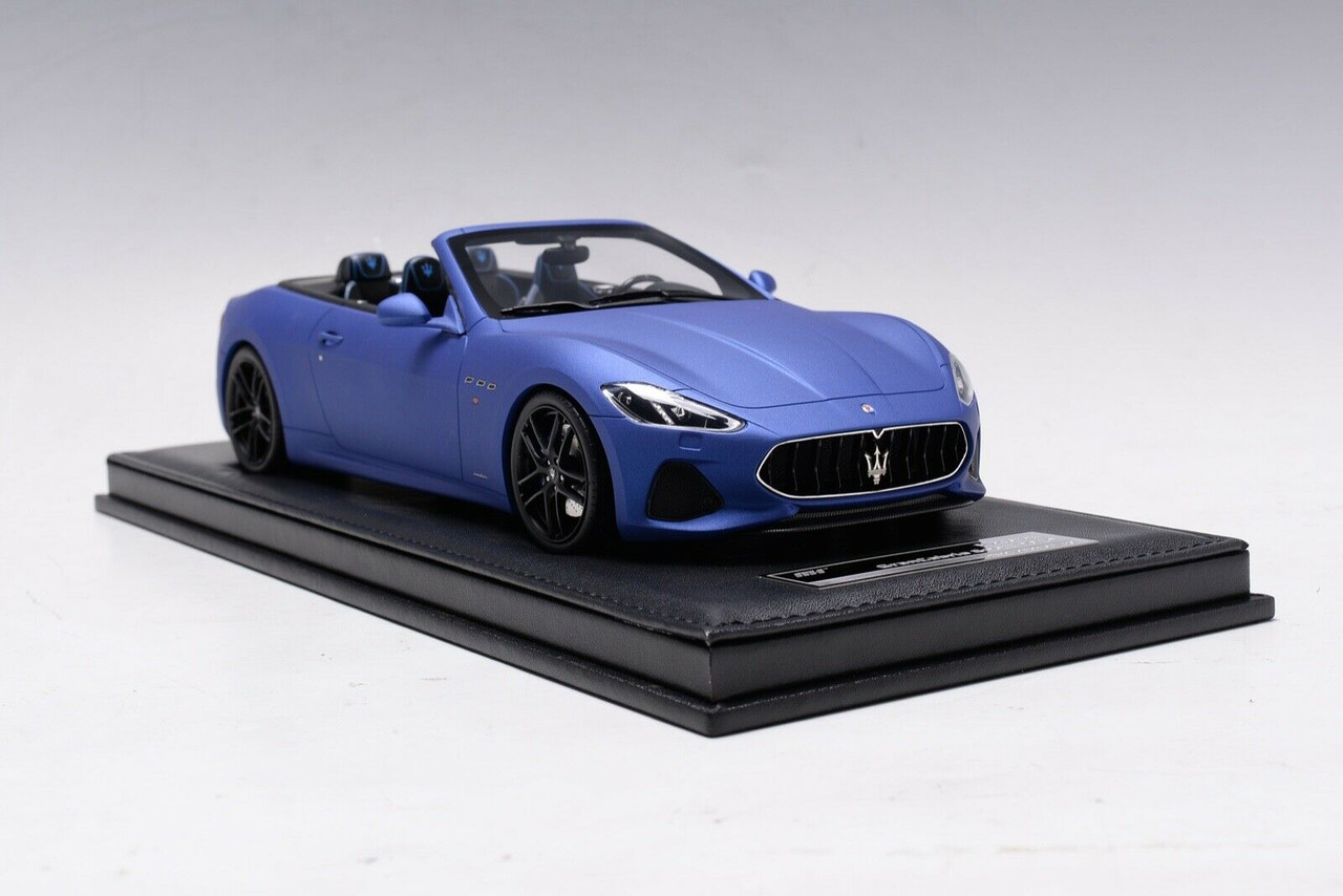 1/18 Motorhelix Maserati GC Grancabrio Sport (Matte Blue) Resin Car Model Limited 50 Pieces