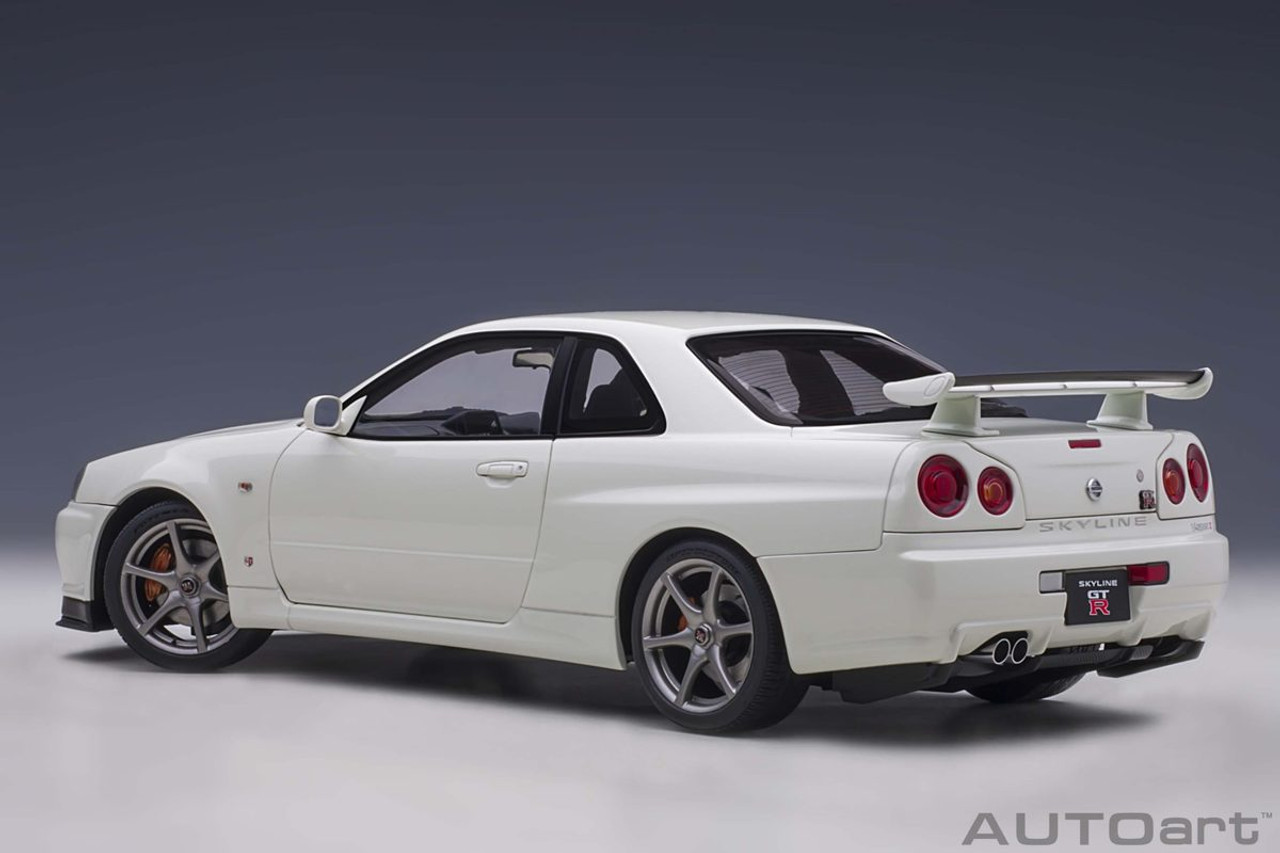 在庫限品 Nissan 日産 Skyline R34 GTR V-Spec II White Pearl (Part