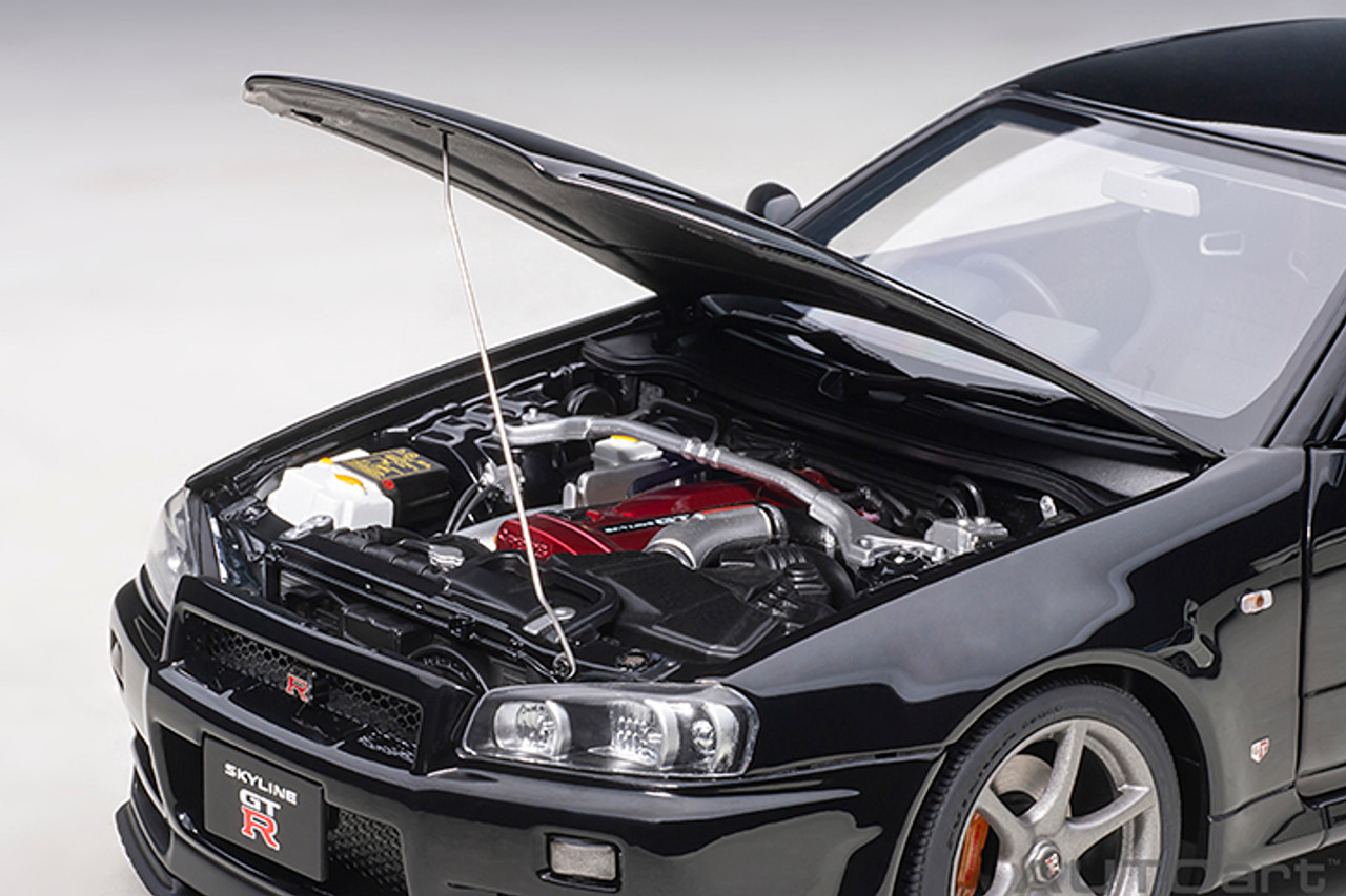 1/18 AUTOart Nissan Skyline GT-R GTR R34 V-Spec II (Black