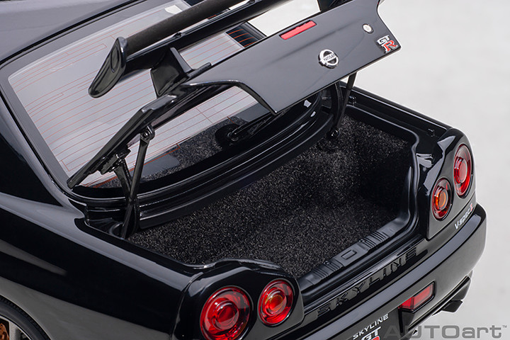 1/18 AUTOart Nissan Skyline GT-R GTR R34 V-Spec II (Black Pearl