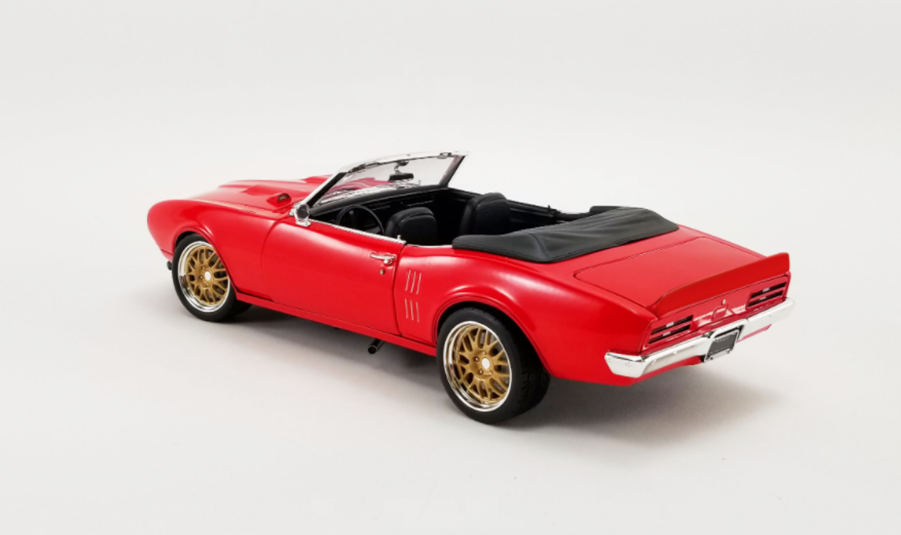  1/18 ACME 1968 Pontiac Firebird Convertible restored Red Diecast Car Model 