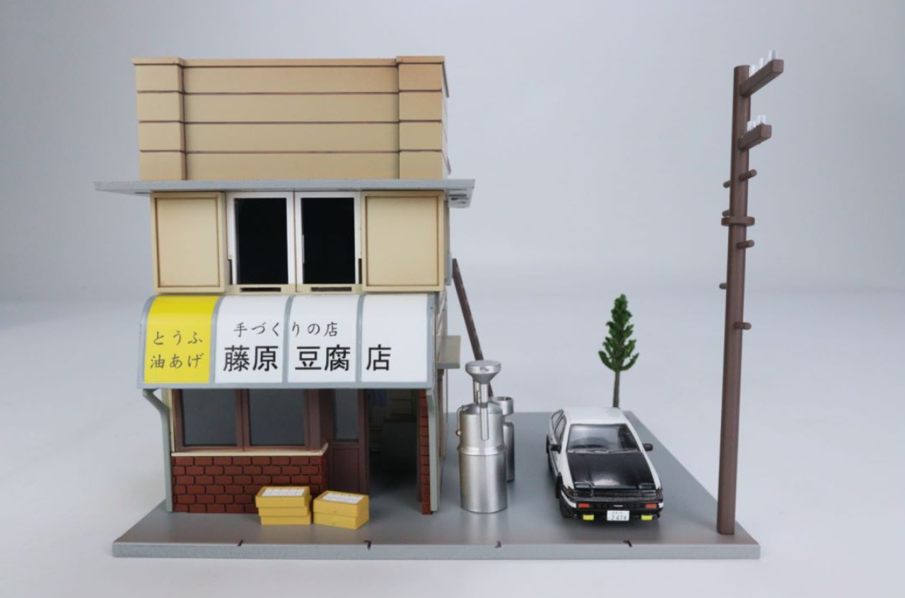 1/64 Yumebox Initial D Fujiwara Tofu Shop Diorama Limited (Car model NOT included)