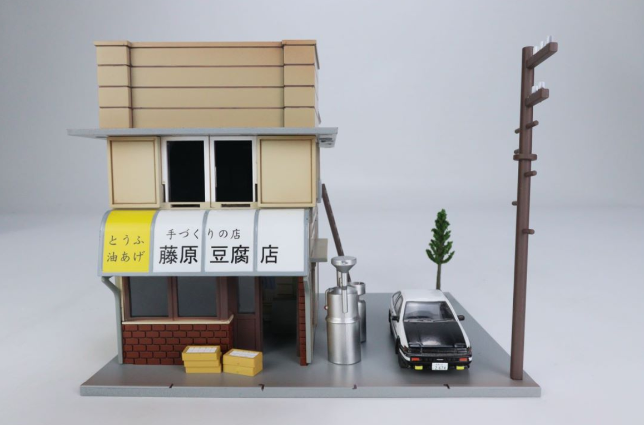 1 64 Yumebox Initial D Fujiwara Tofu Shop Diorama Limited Car Model Not Included Livecarmodel Com 1 64 Yumebox Initial D Fujiwara Tofu Shop Diorama Limited Car Model Not Included Livecarmodel Com