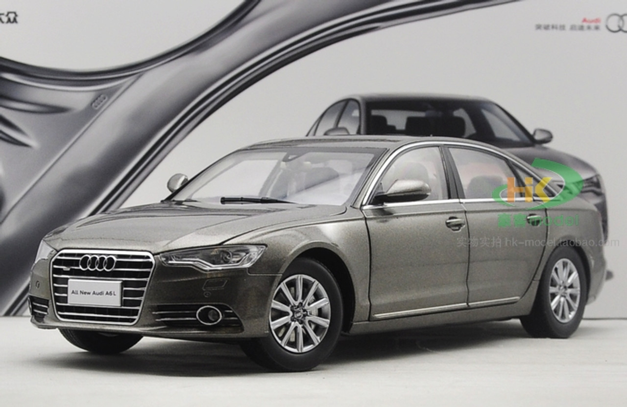 1/18 Dealer Edition Audi A6 A6L (Grey) Diecast Car Model