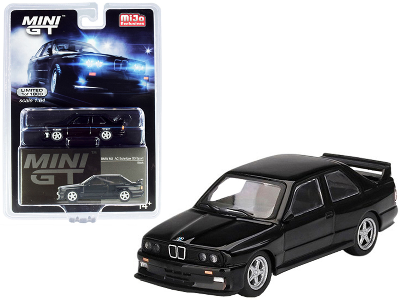 BMW M3 AC Schnitzer S3 Sport Black Limited Edition to 1800 pieces Worldwide  1/64 Diecast Model Car by True Scale Miniatures