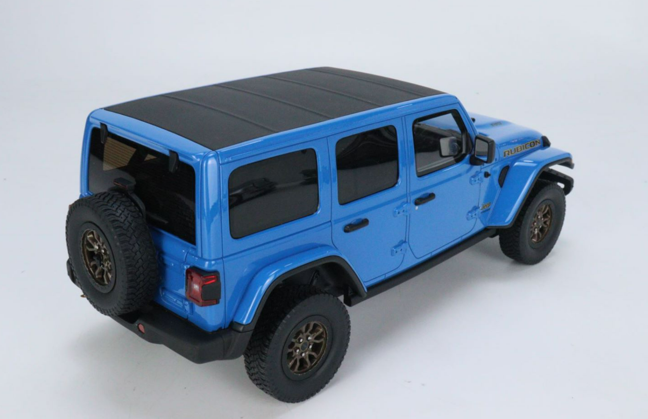 1/18 GT Spirit 2021 Jeep Wrangler Rubicon 392 (Blue) Resin Car Model -  