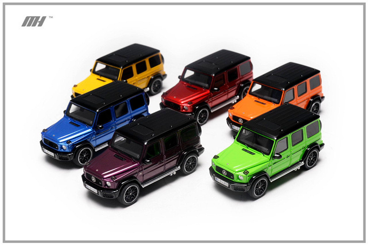 1/64 Motorhelix Mercedes-Benz Mercedes G-Class G-Klasse G63 AMG 6-Car Anniversary Set Limited 199