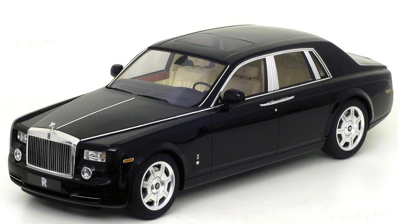 1/8 2010 Rolls Royce Phantom Sedan Diamond Black Resin Car