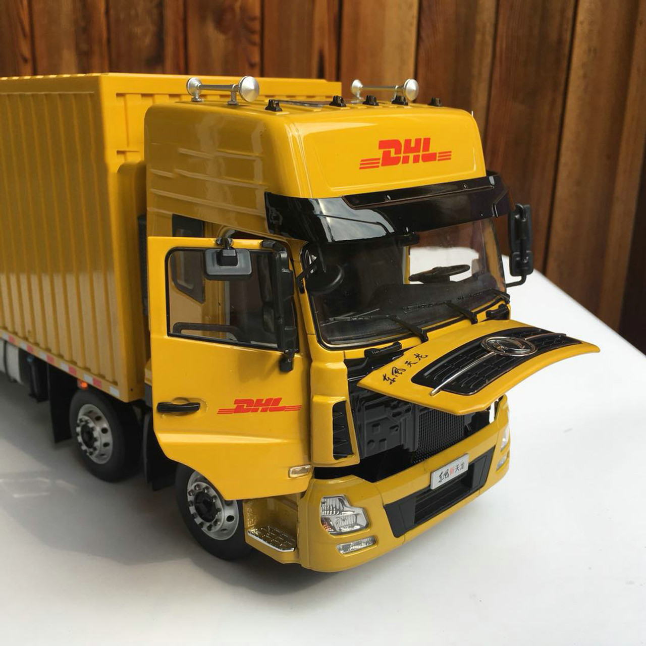 dhl delivery truck toy