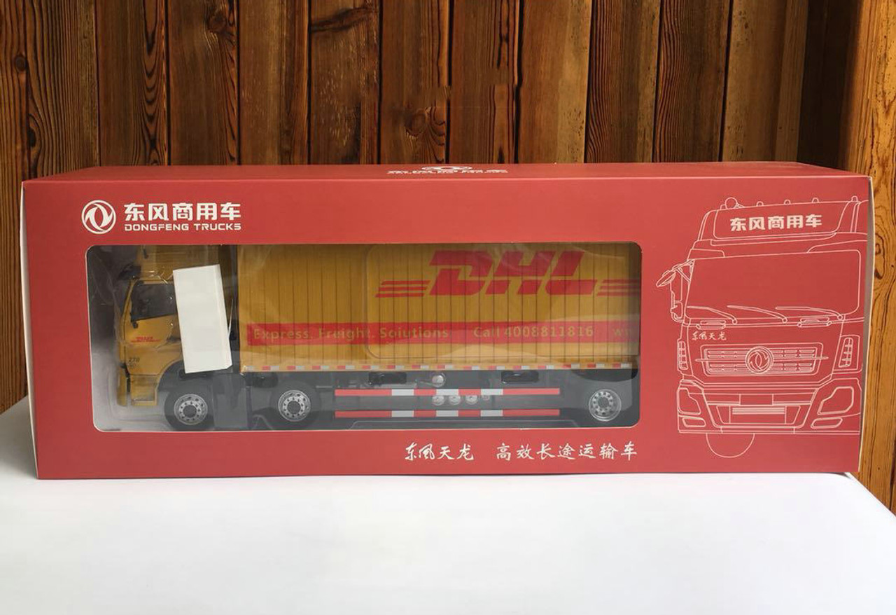 1/24 Dongfeng DHL Delivery Truck Diecast Model