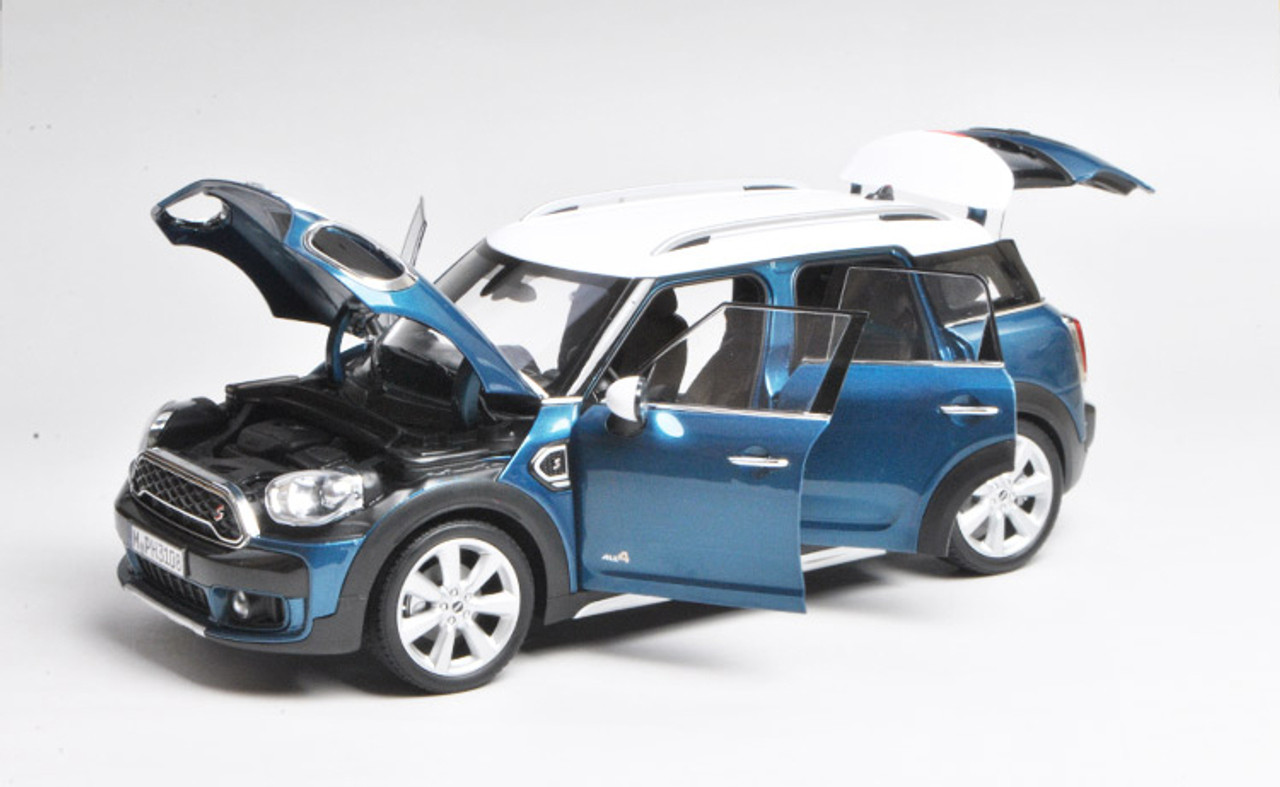 1/18 Dealer Edition MINI COOPER S COUNTRYMAN (BLUE) Diecast Car Model
